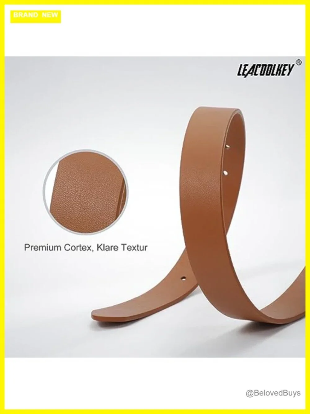 3 Pack Faux Leather Belts with Gold Buckle for Jeans Dress Pants